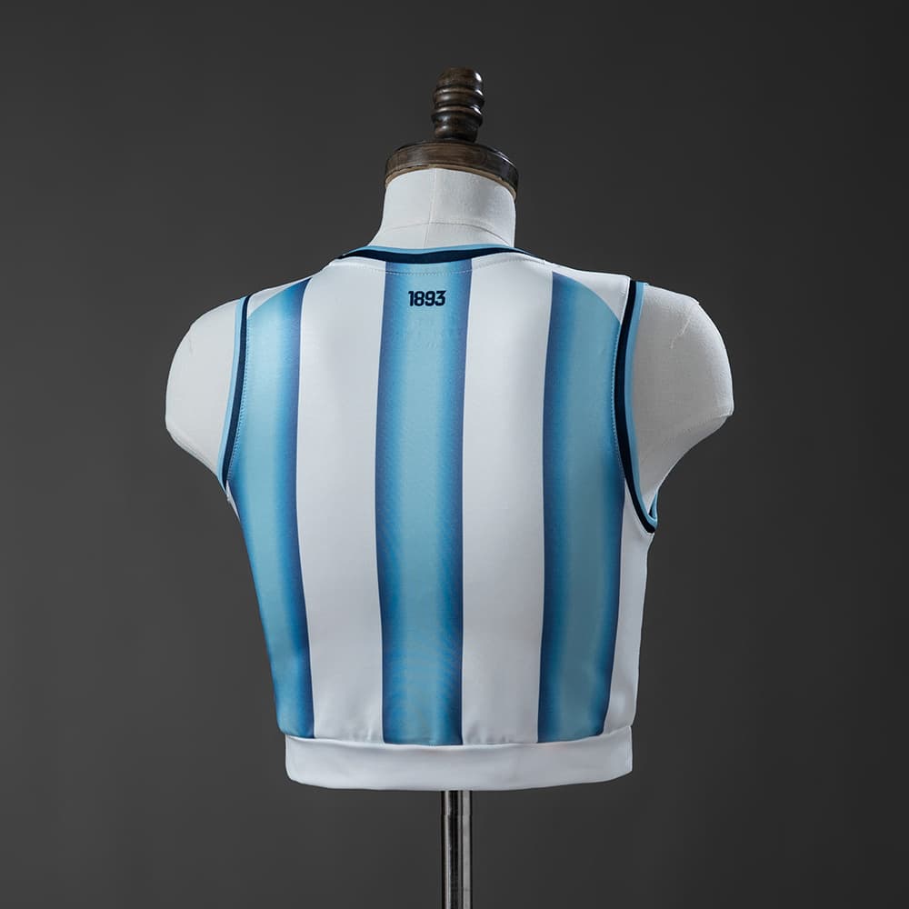 Maillot Argentine Femme Crop Tank Top Domicile Coupe du Monde 2026 - vue 2