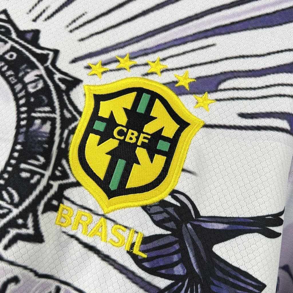 Maillot Brésil Christ rédempteur Édition Spéciale Violet Homme 25/26 - vue 2
