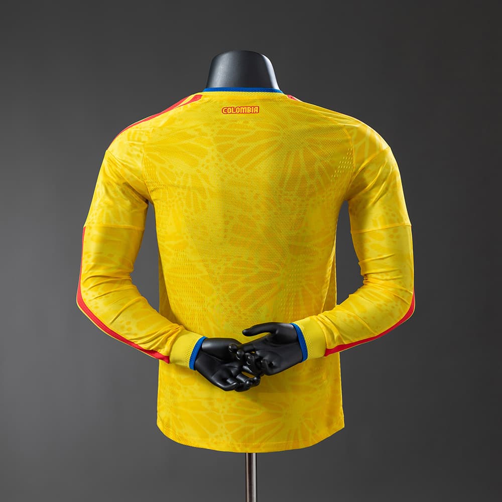 Maillot Colombie Domicile Homme Manches Longues Coupe du Monde 2026 - vue 2