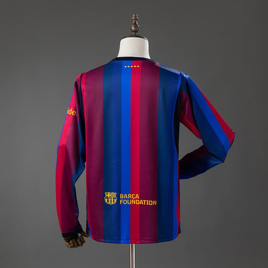 Maillot FC Barcelone Domicile Homme Manches Longues 26/27 - vue 2
