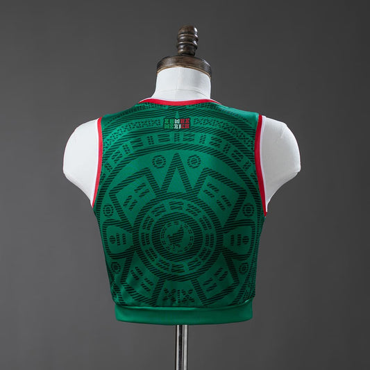 Maillot Mexique Femme Crop Tank Top Domicile Coupe du Monde 2026 - vue 2