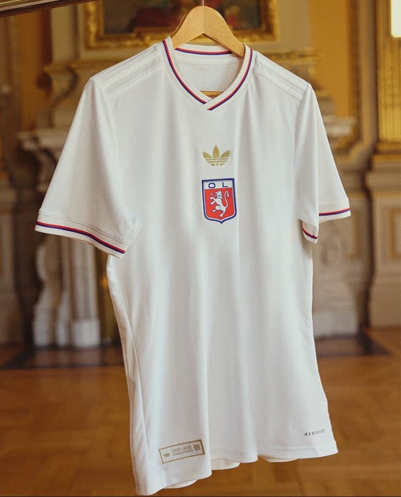 Maillot Homme Olympique Lyonnais (Lyon - OL) 75e anniversaire - vue 1