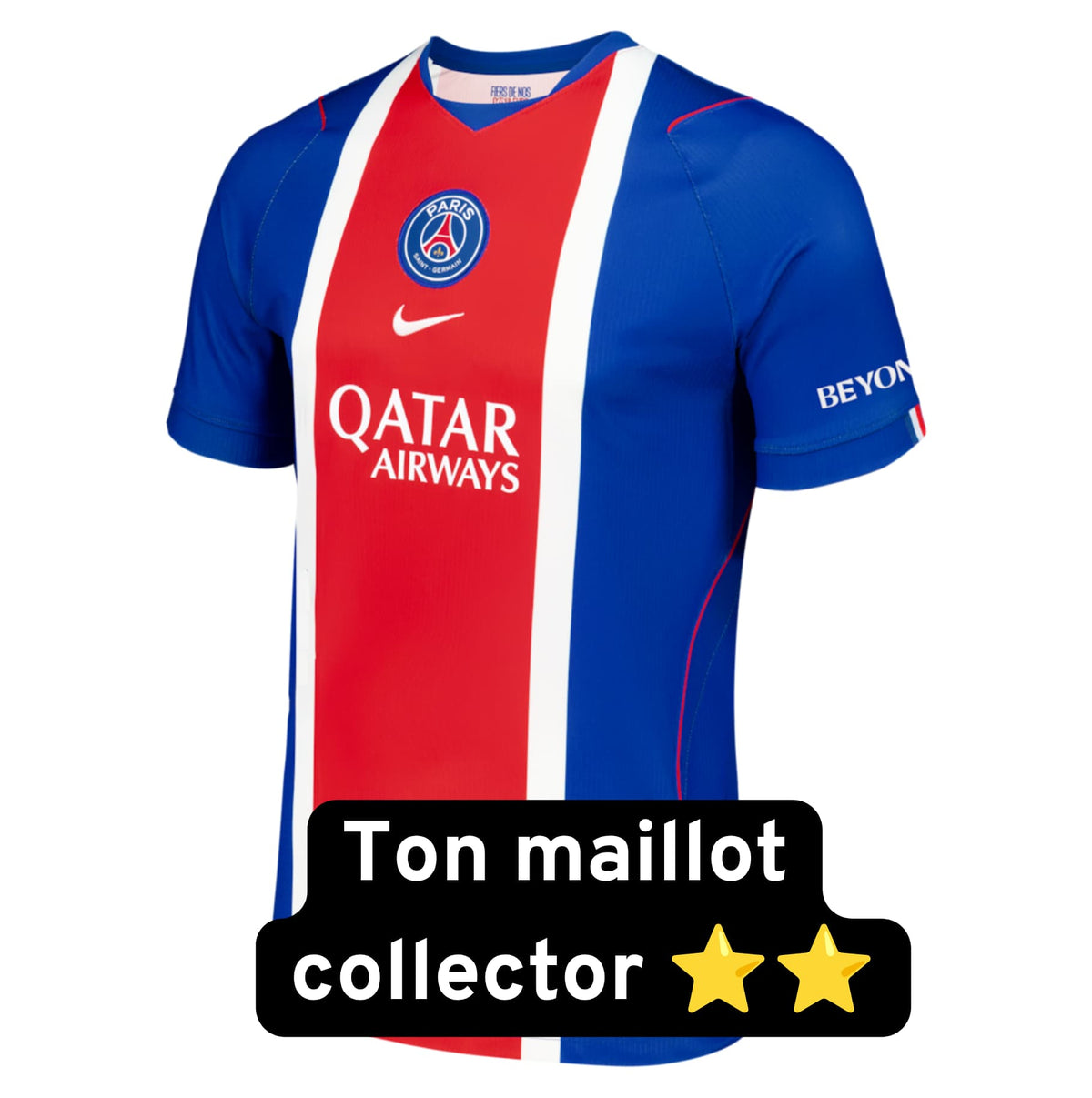 Maillot Paris SG 2 étoiles Homme Domicile Collector 26/27 - vue 1