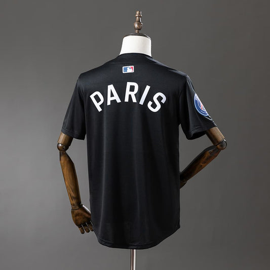 Maillot Paris SG x MLB Noir Édition Limitée Homme 25/26 - vue 2