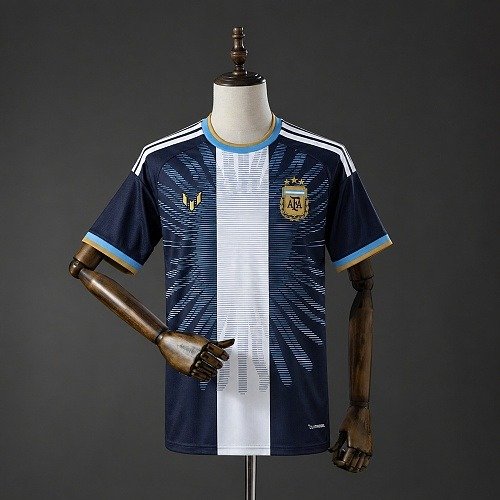 Maillot Argentine Homme Édition Anniversaire Bleu Marine 2026, vue de face