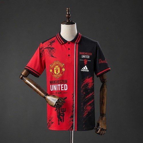 Maillot Manchester United Homme Édition Spéciale Noir Rouge 26/27, vue de face