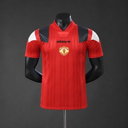 Maillot Manchester United Rouge EQT Homme Rétro LFSTLR 26/27, vue de face