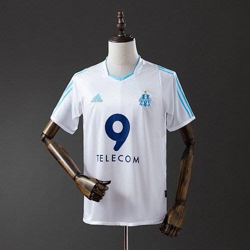 Maillot Olympique Marseille OM Homme Domicile Rétro 02/03 — face