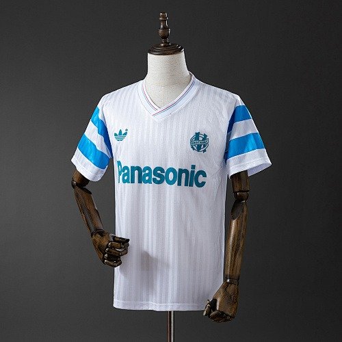 Maillot Olympique Marseille OM Homme Domicile Rétro 1990 — face