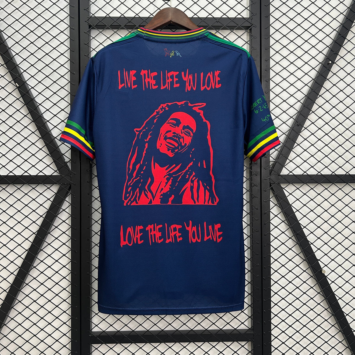 Maillot Ajax Amsterdam Édition Spéciale Bob Marley Bleu Homme 25/26 - vue 3