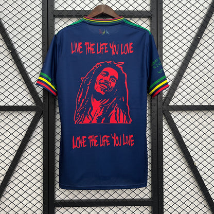Maillot Ajax Amsterdam Édition Spéciale Bob Marley Bleu Homme 25/26 - vue 3