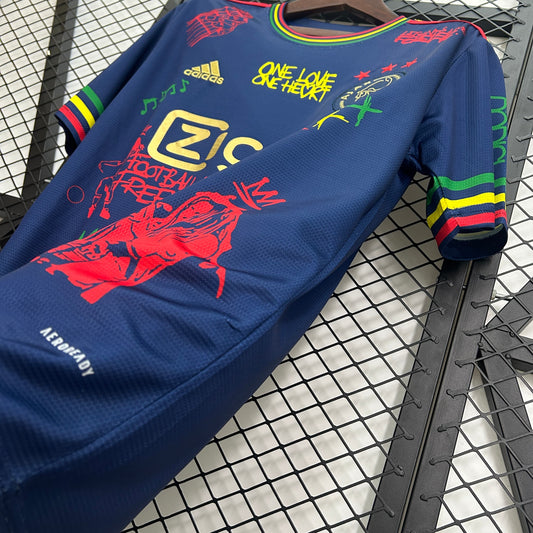 Maillot Ajax Amsterdam Édition Spéciale Bob Marley Bleu Homme 25/26 - vue 2