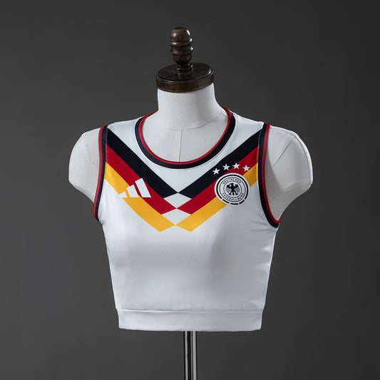 Maillot Allemagne Femme Crop Tank Top Domicile Coupe du Monde 2026 - vue 1