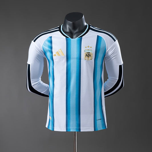 Maillot Argentine Domicile Homme Manches Longues Coupe du Monde 2026 - vue 1