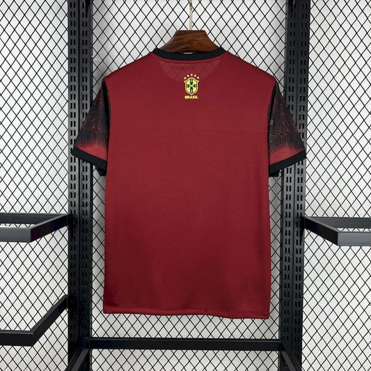 Maillot Brésil Christ rédempteur Édition Spéciale Rouge Homme 25/26 - vue 2
