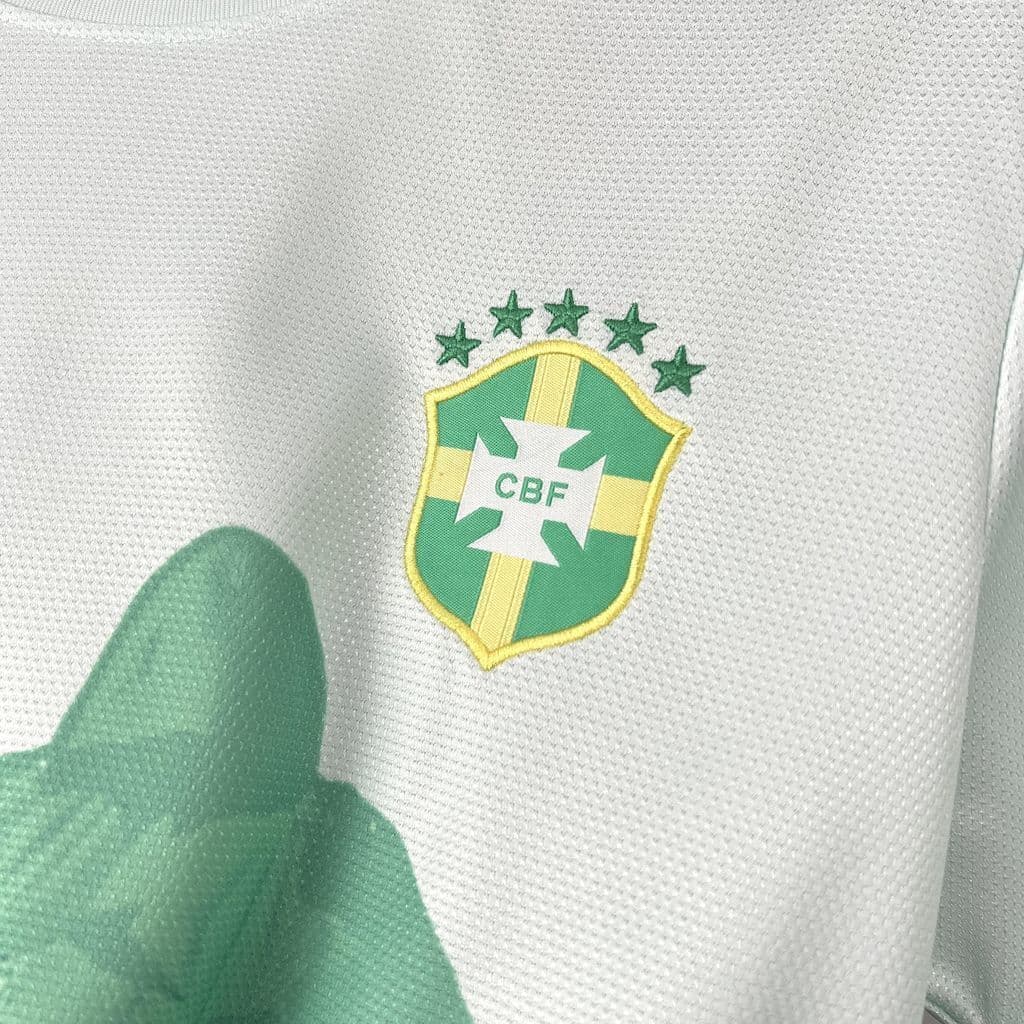Maillot Brésil Christ rédempteur Édition Spéciale Vert Homme 25/26 - vue 2