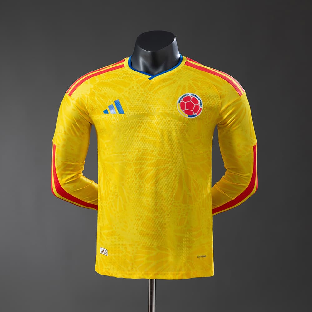 Maillot Colombie Domicile Homme Manches Longues Coupe du Monde 2026 - vue 1