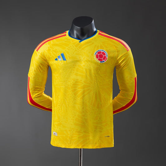 Maillot Colombie Domicile Homme Manches Longues Coupe du Monde 2026 - vue 1