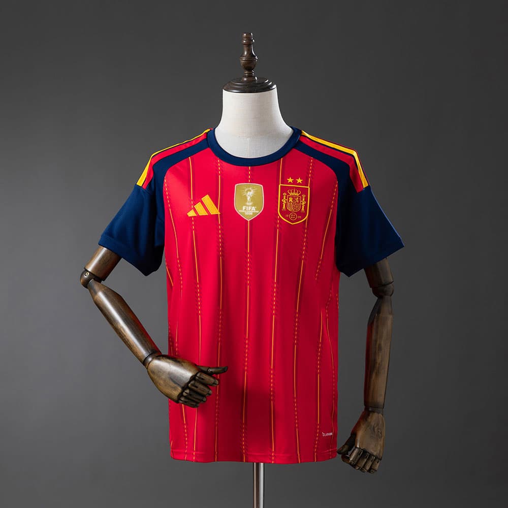 Maillot Espagne 2 étoiles Homme Domicile Coupe du Monde 2026 - vue 1