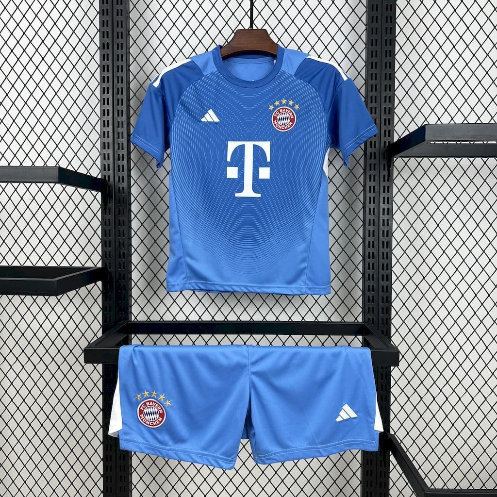 KIT Enfant Bayern Munich Gardien Bleu 25/26 - vue 1