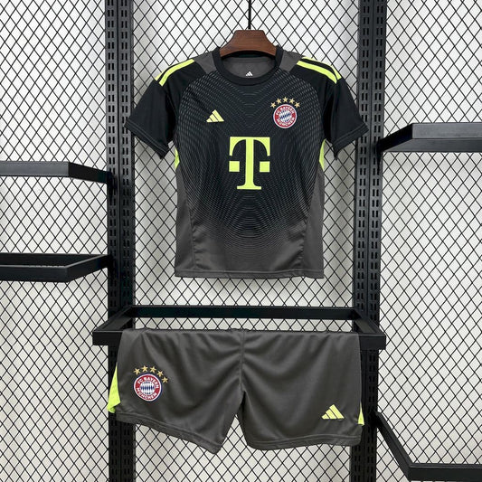 KIT Enfant Bayern Munich Gardien Noir 25/26 - vue 1