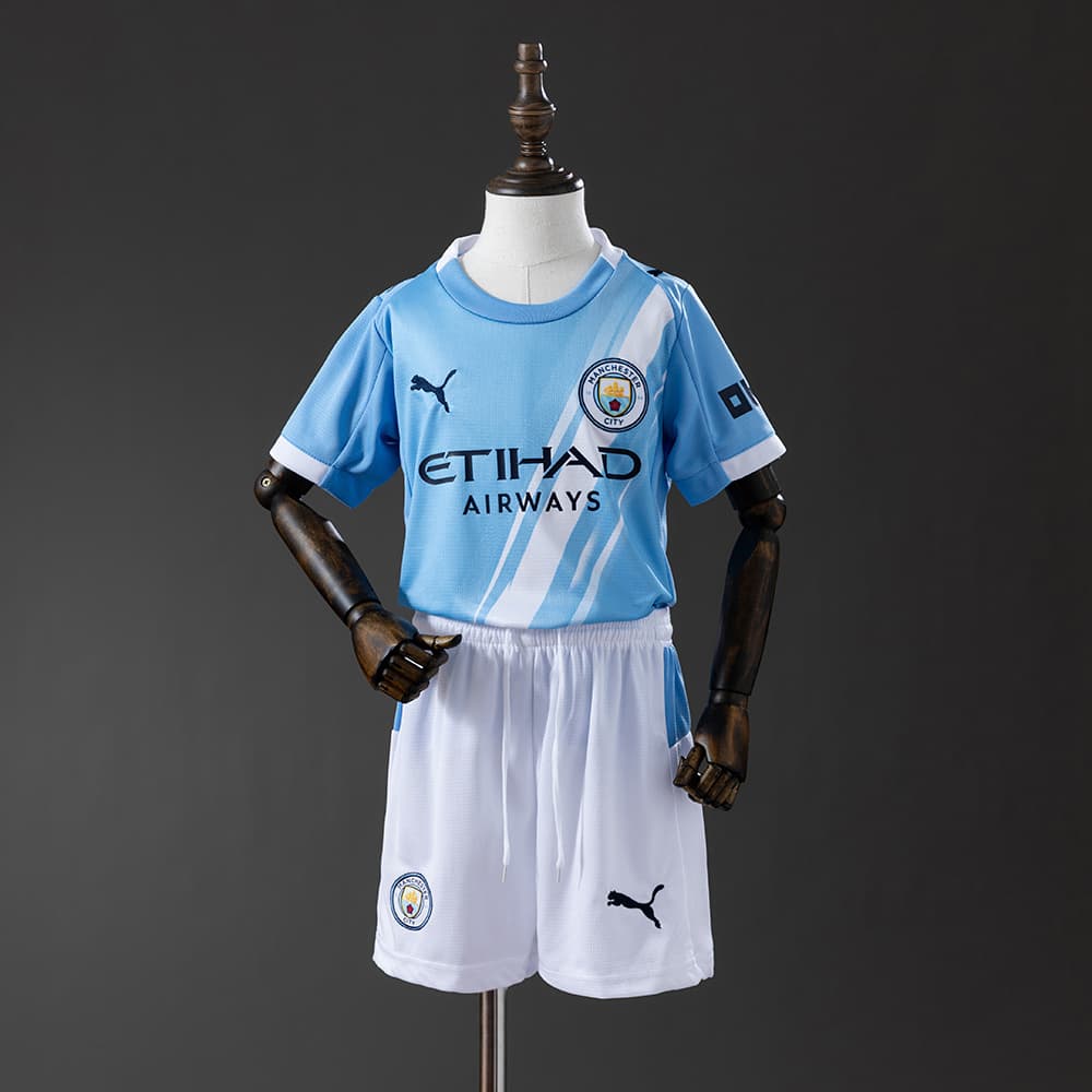 KIT Enfant Manchester City Domicile 25/26 - vue 1