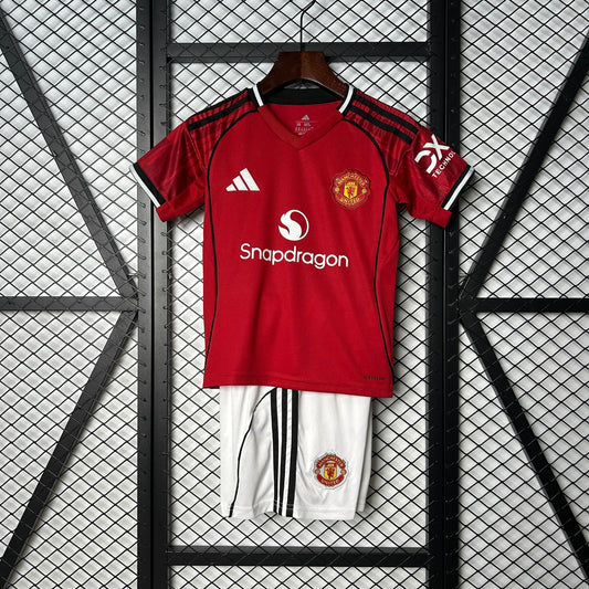 KIT Enfant Manchester United Domicile 25/26 - vue 1