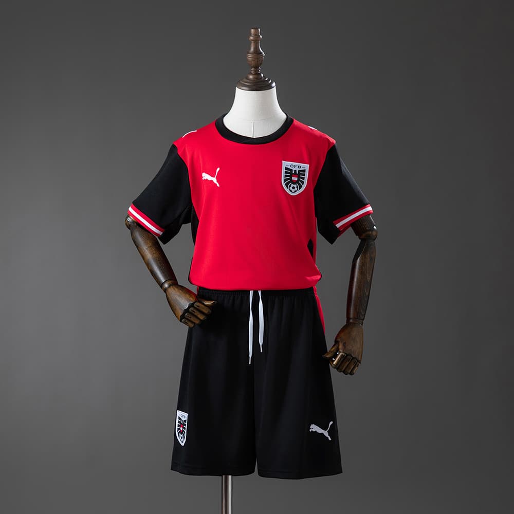 Kit Enfant Autriche Domicile Coupe du Monde 2026 - vue 1