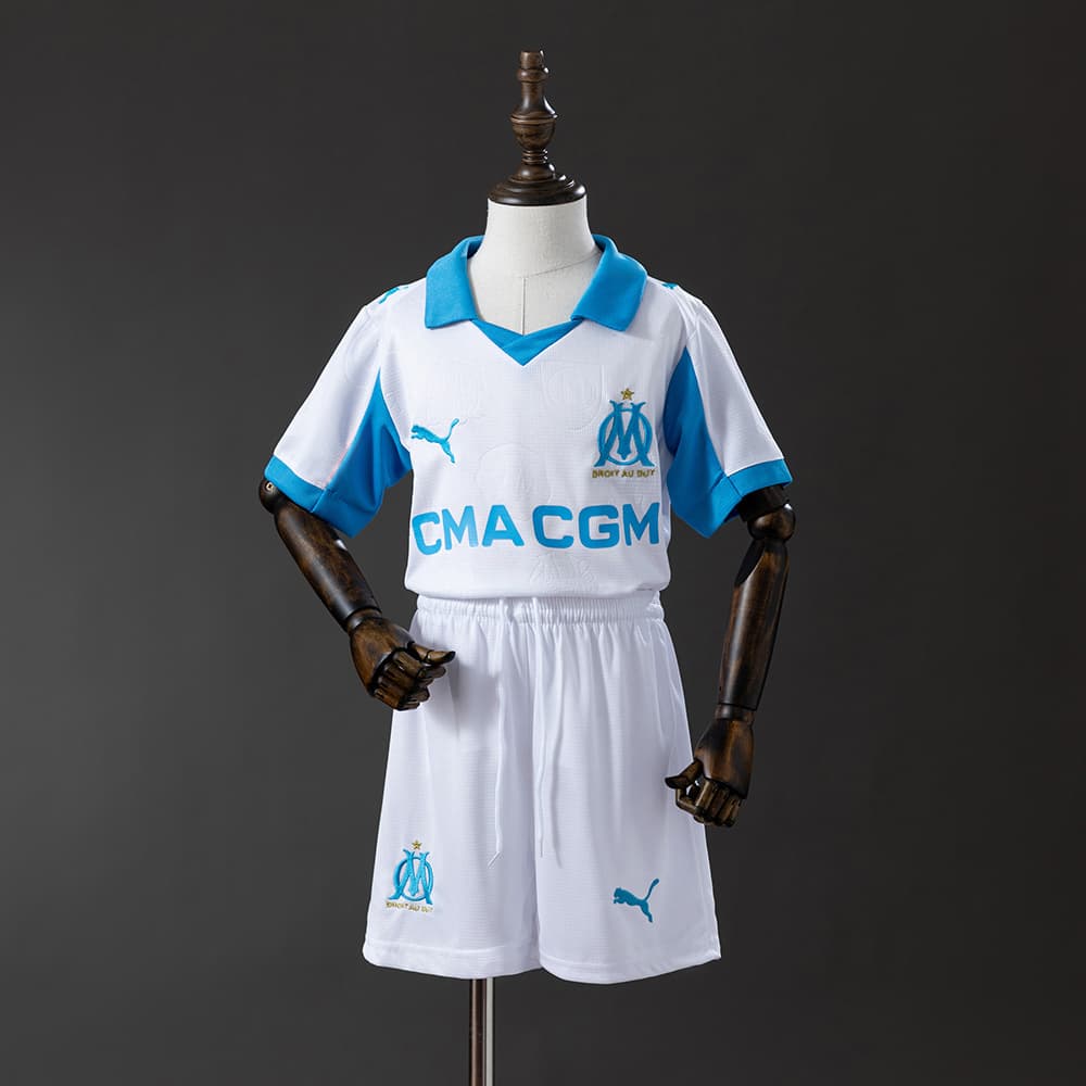 Kit Enfant Olympique Marseille OM Domicile 25/26 - vue 1