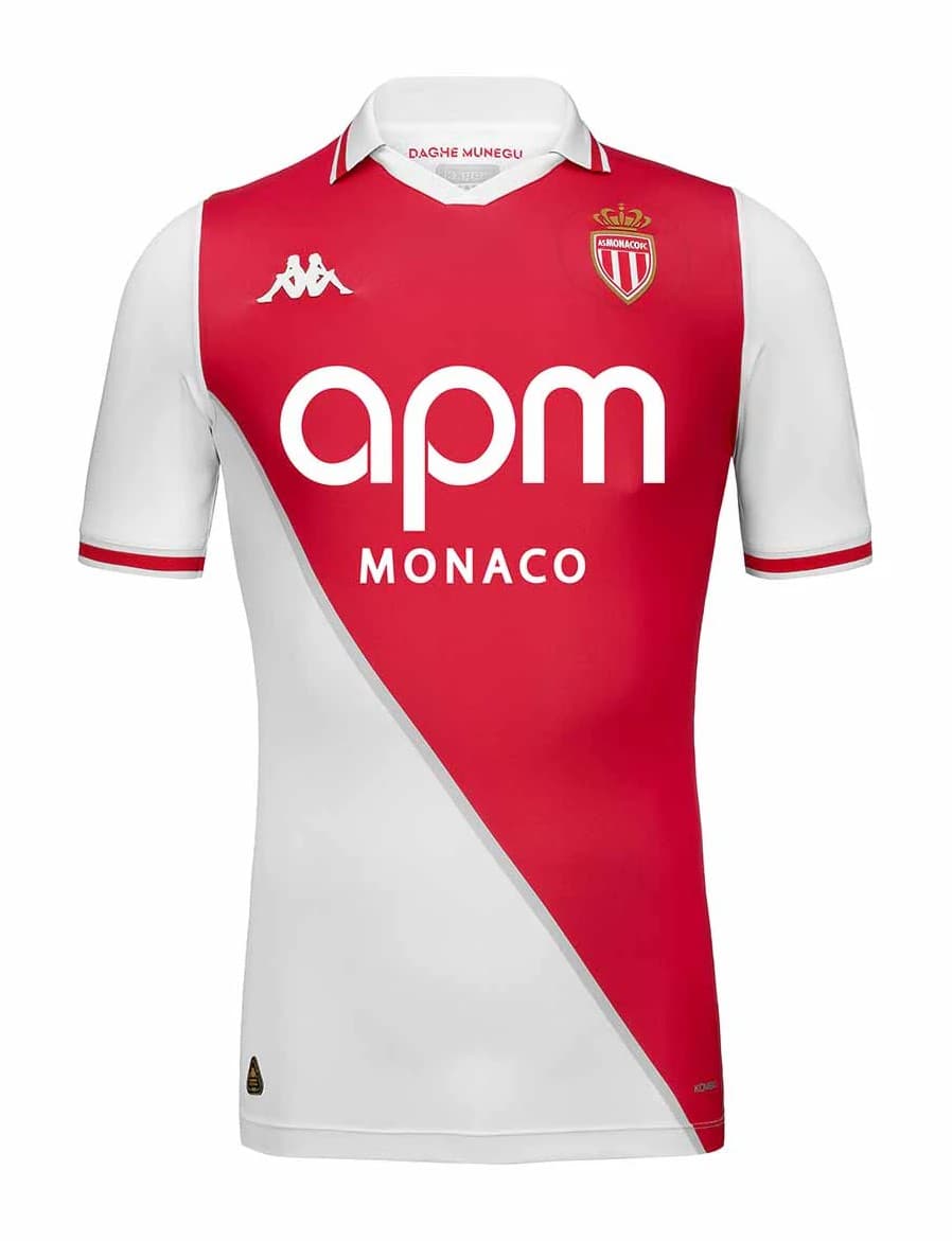 Maillot AS Monaco Domicile Homme 2024/25