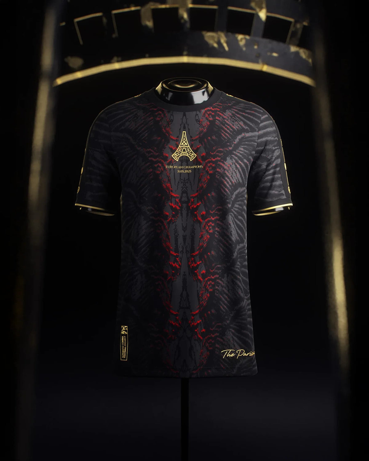 Maillot The Parisians Noir Édition Limitée Homme 25/26 - vue 1