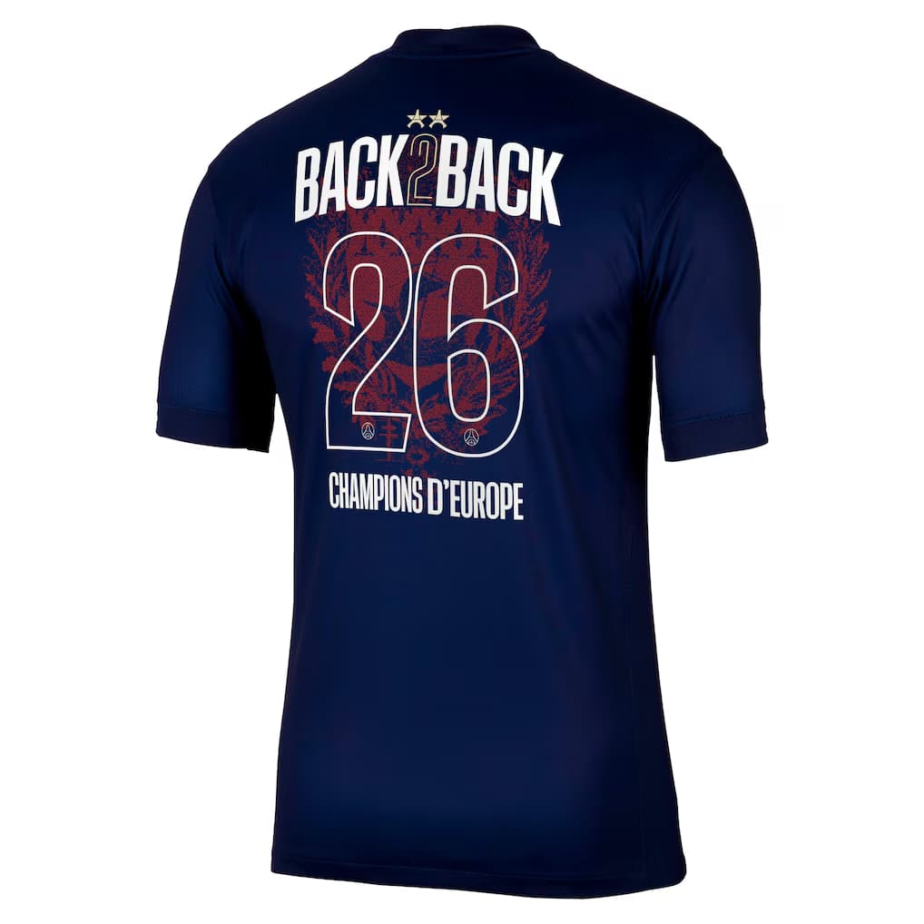 Maillot Paris SG 2 étoiles Homme Domicile Collector 25/26 - vue 2