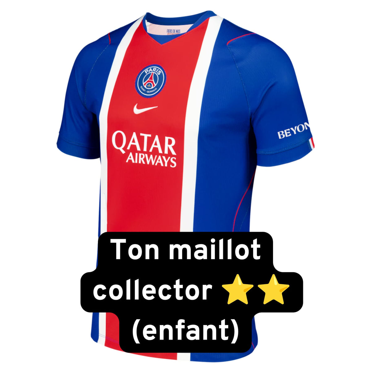 Maillot Paris SG Enfant 2 étoiles Domicile Collector 26/27 - vue 1
