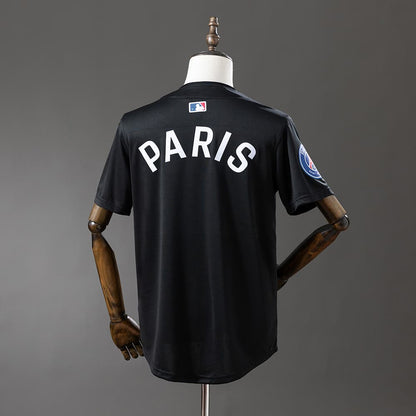 Maillot Paris SG x MLB Noir Édition Limitée Homme 25/26 - vue 2