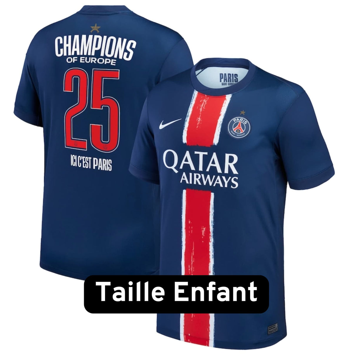 Maillot Paris SG Enfant 1 étoile Collector 24/25 - vue 1