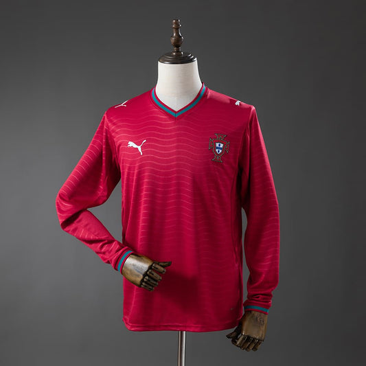 Maillot Portugal Domicile Homme Manches Longues Coupe du Monde 2026 - vue 1