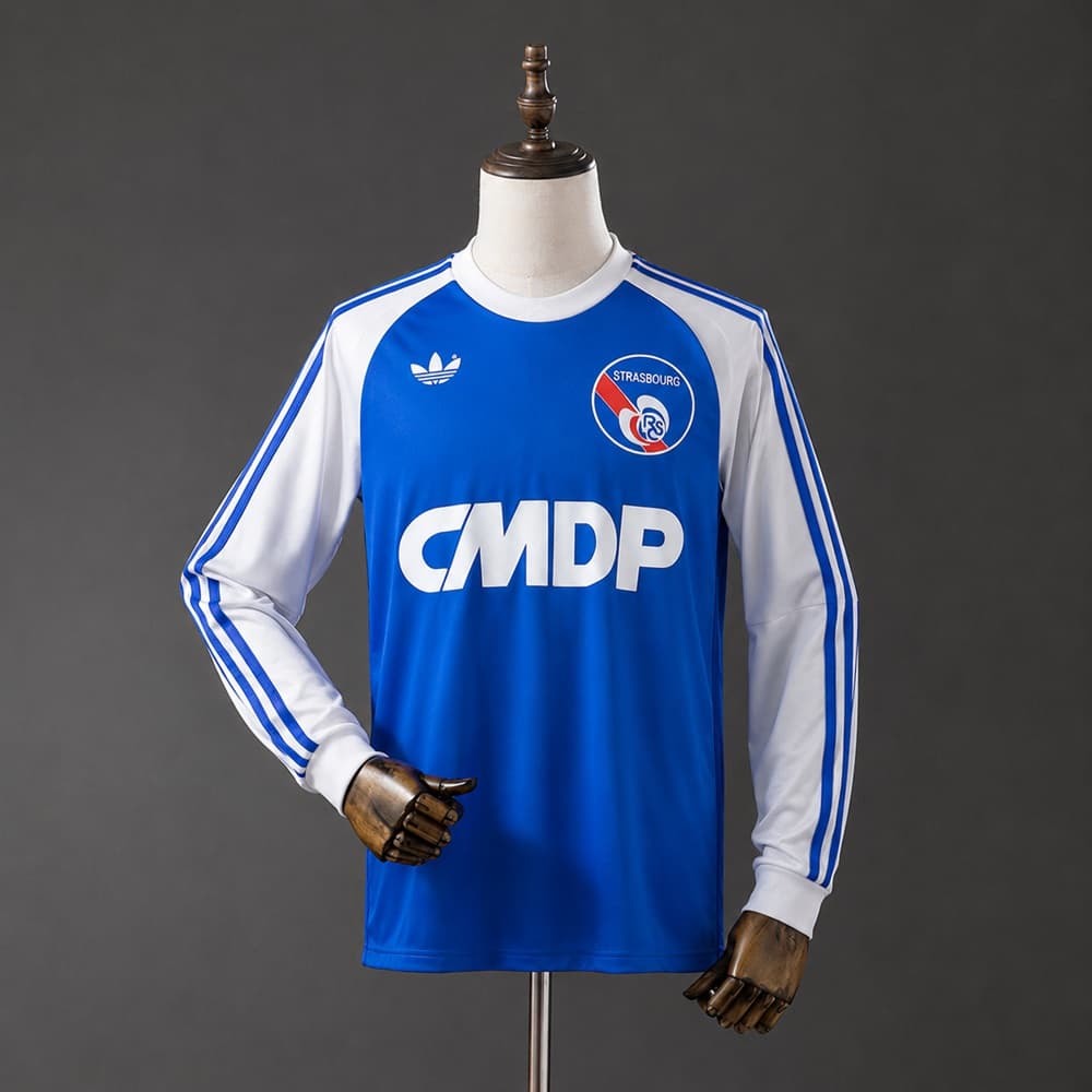 Maillot RC Strasbourg Rétro Domicile Homme Manches Longues 78/79 - vue 1
