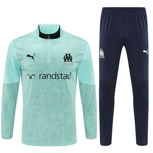 Survêtement Olympique de Marseille (OM) Vert Menthe 25/26 - vue 1