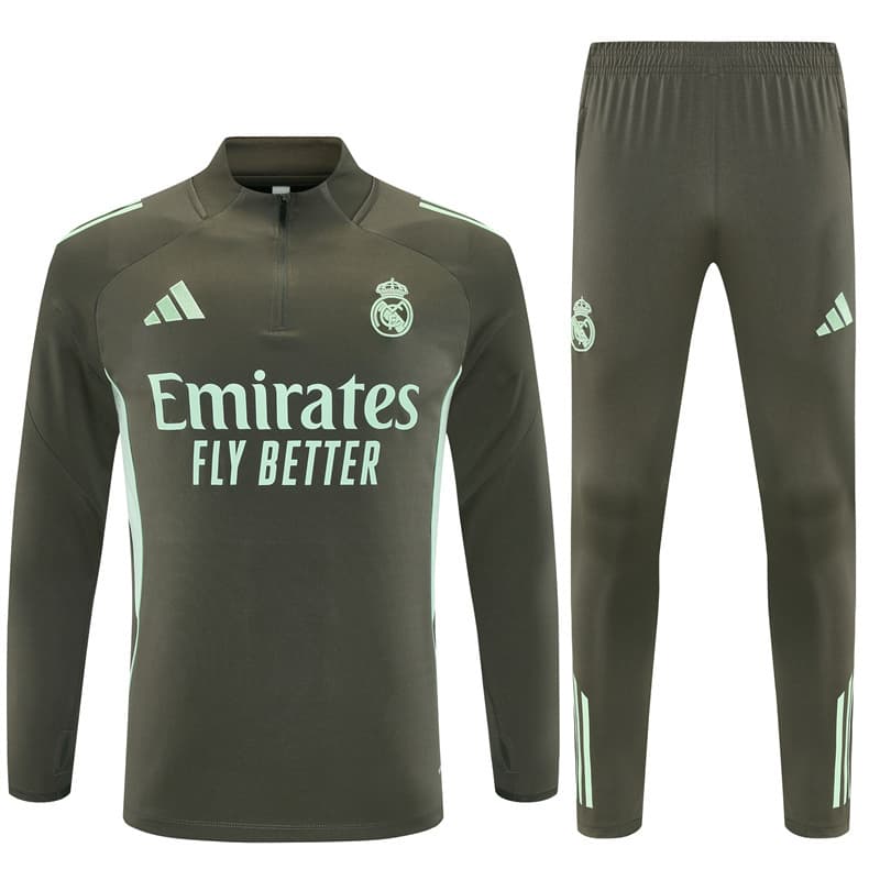 Survêtement Real Madrid Kaki 25/26 - vue 1