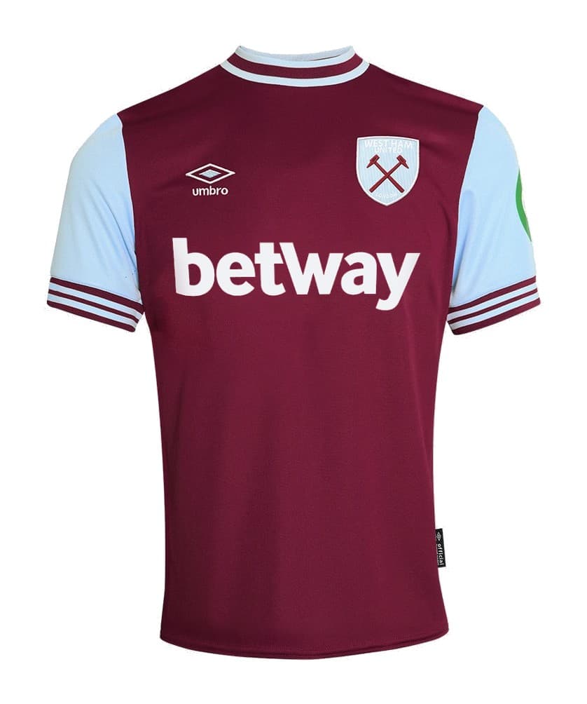 Maillot West Ham Domicile Homme 2024/25