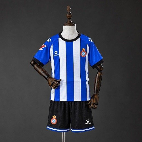Kit Enfant RCD Espanyol Domicile 26/27, vue de face