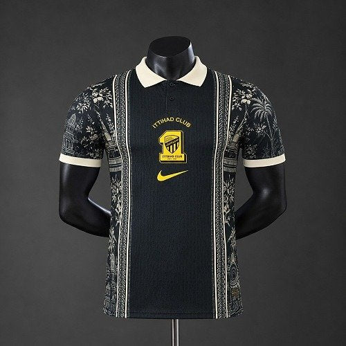 Maillot Al Ittihad Homme Édition Spéciale Noir 26/27, vue de face
