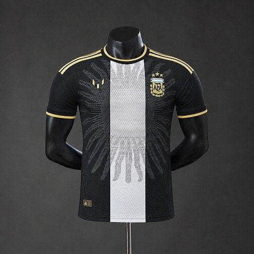 Maillot Argentine Homme Édition Anniversaire Noir 2026, vue de face