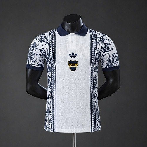 Maillot Boca Juniors Homme Rétro Édition Spéciale Blanc 26/27, vue de face