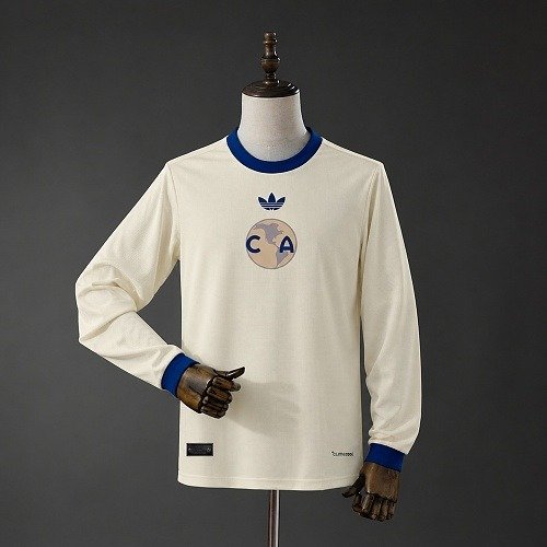 Maillot Club América Homme 110e Anniversaire Crème Manches Longues 26/27, vue de face