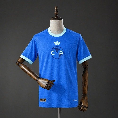 Maillot Club América Homme Rétro 110e Anniversaire Bleu 26/27, vue de face