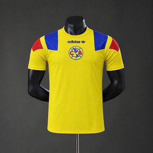 Maillot Club América Jaune EQT Homme Rétro LFSTLR 26/27, vue de face
