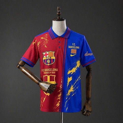 Maillot FC Barcelone Homme Rétro 100e Anniversaire, vue de face