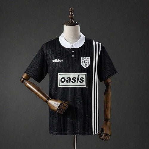 Maillot Oasis Homme Rétro Noir 1996, vue de face