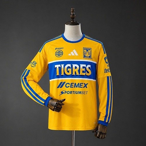 Maillot Tigres UANL Homme Domicile Manches Longues 26/27 — face